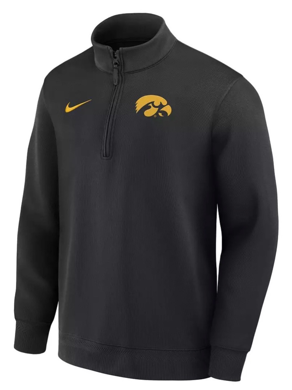 NIKE IOWA Hawkeyes Dri-Fit Quarter Zip Pullover Jacket